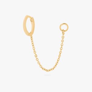 Small Slim Chain Huggie