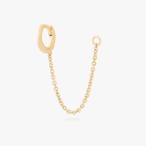 Micro Slim Chain Huggie