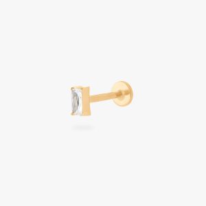 Baguette Flatback Stud
