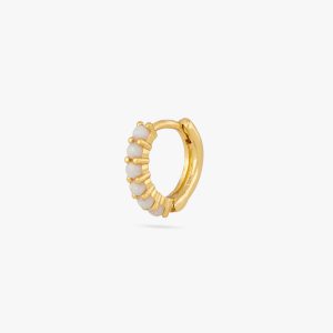 Max Pave Opal Huggie