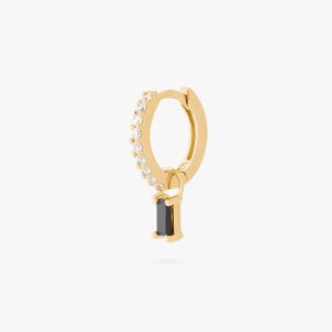 Baguette Charm Huggie