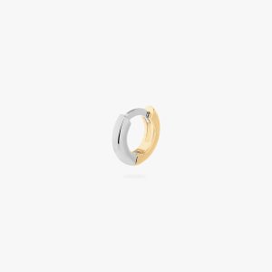 Micro Two Tone Huggie