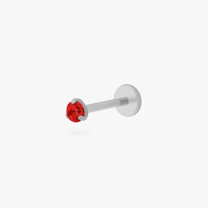 Titanium CZ Flatback Stud